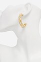 Akcesoria Guess kolczyki damskie ze stali nierdzewnej z cyrkoniami MAMOUNIA JUBE05.314JW złoty