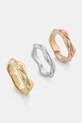 Furla pierścionek damski 3-pack złoty FJ1509RT6