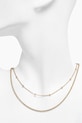 Akcesoria Calvin Klein naszyjnik damski ze stali szlachetnej 2-pack 35000950 złoty