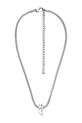 Diesel naszyjnik z zawieszką damski ze stali nierdzewnej DX1672040 srebrny AA00