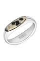 Diesel prsteň dámsky z chirurgickej ocele s jaspisom DX1679040 strieborná AA00