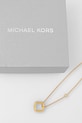 Аксесуари Michael Kors намисто з підвіскою жіноче позолочене з цирконієм MKJ8609710 золотий