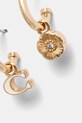 Coach kolczyki damskie metalowe 572244GLD100 złoty AA00