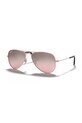 Ray-Ban okulary dziecięce JUNIOR AVIATOR różowy 0RJ9506S.G