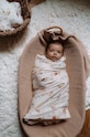 DÍVKA Mušelínová zavinovačka La Millou Bamboo Muślin ABC FRUITS 144708.Otulacz.Bamboo.M růžová