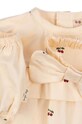 DÍVKA Obleček pro panenky Konges Sløjd CHERRY DOLL CLOTHES SET KS3873 béžová