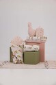Kojící polštář La Millou Minky FROGS BLOOM 148539.Poduszka.Kura.Ba