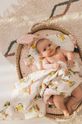 Dekica za bebe La Millou Minky FROGS Proizvod za bebe roza 148537.Lekki.Koc.Minky.