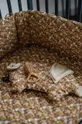 brązowy La Millou poduszka niemowlęca Velvet FLOWER STYLES