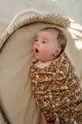 Pokrivač za povijanje beba od bambusa La Millou FLOWER STYLES 100% Viskoza od bambusa