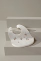 Fete Liewood bavetă pentru bebeluși Tilda Printed Silicone Bib 2-Pack LW14795 bej