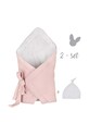 Мальчик Конверт и шапочка для младенцев Effiki K.rozek.czapka.016.02 розовый
