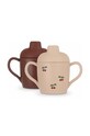 Детская кружка Konges Sløjd 2 шт 2 PACK SIPPY CUP Для младенцев бордо KS3546