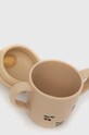 Chlapec Detský hrnček Konges Sløjd 2-pak SIPPY CUP KS3546 burgundské