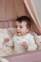 różowy Konges Sløjd śliniak niemowlęcy 2-pack Dziecięcy