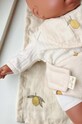 Момче Комплект за кукла: пелена, лигавник и тънък шал Konges Sløjd (3 броя) DOLL NURSERY SET KS3874 бежов