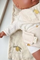 CHLAPEC Sada pro miminko: plenka, bryndáček a šátek Konges Sløjd DOLL NURSERY SET 3-pack KS3874 béžová