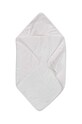 Effiki prosop din bumbac pentru copii 95x95 cm Recznik.z.kaptur.bialy alb AA00