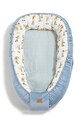 La Millou kokon niemowlęcy Best Nest Velvet HEARTBEAT BLUE MUSIC M 143904.Kokon.Best.Nest. niebieski AA00