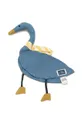 Detská plyšová hračka La Millou DouDou Swan NAVY modrá