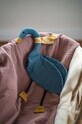 Chłopiec La Millou przytulanka niemowlęca DouDou Swan NAVY 144229.Przytulanka.DouD niebieski