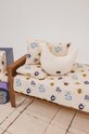 Kojící polštář La Millou Minky FRIENDS Kojenecký výrobek béžová 146258.Poduszka.Kura.Ba