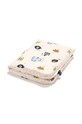 La Millou kocyk ocieplany niemowlęcy FRIENDS Produkt niemowlęcy beżowy 148228.Cieply.Koc.Minky