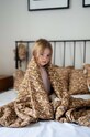 Zateplená dětská deka La Millou Velvet FLOWER STYLES Kojenecký výrobek béžová 143898.Cieply.Koc.Velve