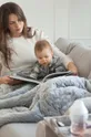 Утепленное одеяло для младенцев La Millou Velvet Pure DARK GREY серый