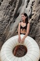 Deklice Petites Pommes obroč za plavanje CELINE 120CM SWIM RING CELINE.120CM bež