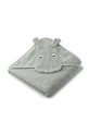 Liewood ręcznik z kapturem Albert Hooded Towel LW14757 niebieski AA00