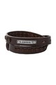 Fossil - Bransoletka skórzana JF87354040 brązowy JF87354040
