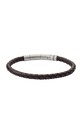 Fossil - Bransoletka skórzana JF03187040 brązowy JF03187040