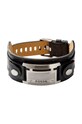 Fossil - Bransoletka skórzana JF84816040 czarny JF84816040