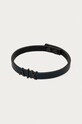 Armani Exchange - Кожаный браслет чёрный AXG0053001