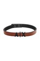 Armani Exchange - Кожаный браслет коричневый AXG0054001