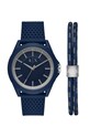 Armani Exchange - Годинник і браслет AX7118 темно-синій AX7118