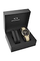 Armani Exchange - Zegarek i bransoletka AX7119 złoty AX7119
