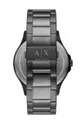 Armani Exchange - Годинник і браслет сірий