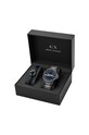 Armani Exchange - Zegarek i bransoletka AX7127 szary AX7127