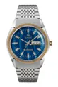 srebrny Timex zegarek TW2T80800 Q Timex Reissue Falcon Eye Męski