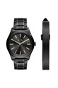 Armani Exchange - Hodinky a náramek AX7102 černá AX7102