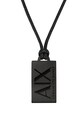 Armani Exchange colier AXG0086001 negru AA00