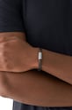 Akcesoria Armani Exchange bransoletka skórzana AXG0096040 brązowy