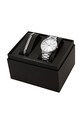 Armani Exchange zegarek i bransoletka AX7138SET srebrny