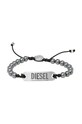 Diesel bransoletka szary DX1359040