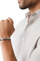 Кожаный браслет Skagen серебрянный SKJM0208040