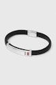 Tommy Hilfiger bőr karkötő fekete 2790349
