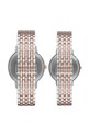 Emporio Armani zestaw zegarków AR90008 AR90008 srebrny AA00