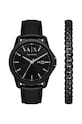 Armani Exchange zegarek i bransoletka czarny AX7147SET